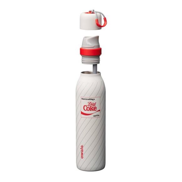 Owala x Diet Coke Exclusive Limited Release 24oz SS Freesip Twist White & Red - Picture 2 of 7